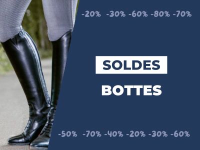 Soldes Bottes d'équitation