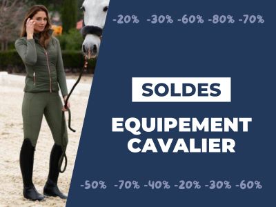 Soldes équipement cavalier