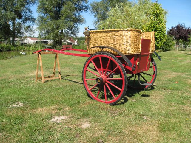 vente ancien tonneau osier Dimpre 