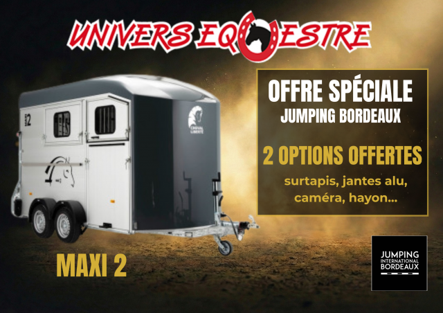 Van maxi 2 cheval liberte 2 places diagonal