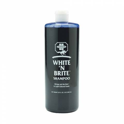 Shampoing chevaux spécial robes claires - White'n Brite Shampoo