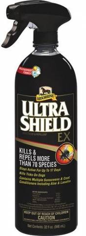 Anti Mouche Cheval Absorbine UltraShield Black Spray