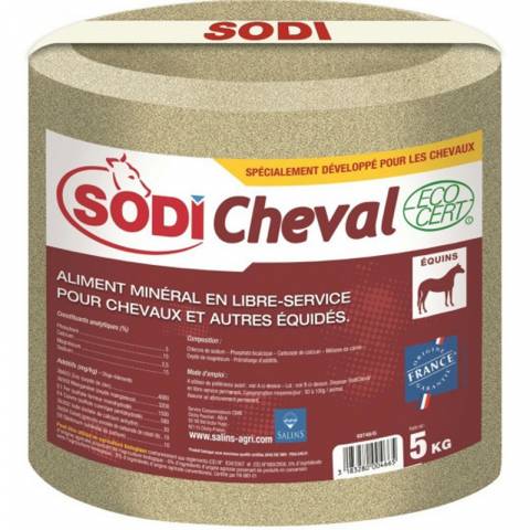 Sodicheval 5kg - Bloc à lécher