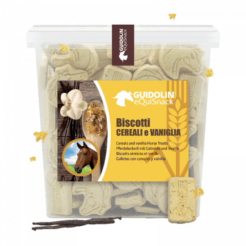 Equisnack - Biscuit céréales et Vanille 2,5kg - Guidolin