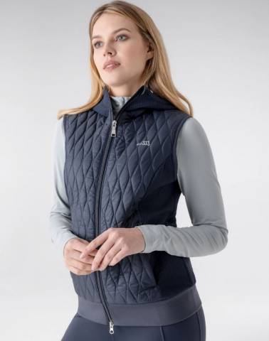 Veste sans manche Equiline femme alvéolée