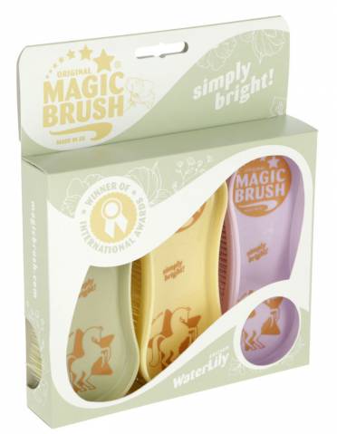 MagicBrush - Pansage du cheval - Lot de 3