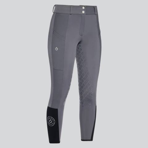 Pantalon d'équitation Dressage Full Grip Anthracite - CAVALLERIA TOSCANA