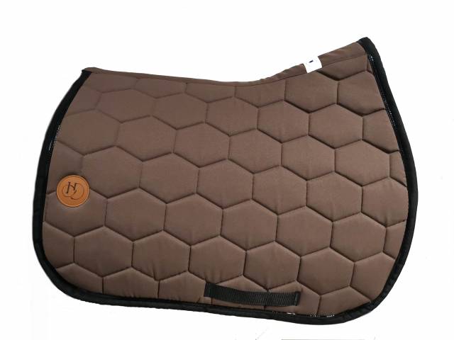 Tapis de selle Equ'idées marron glacé