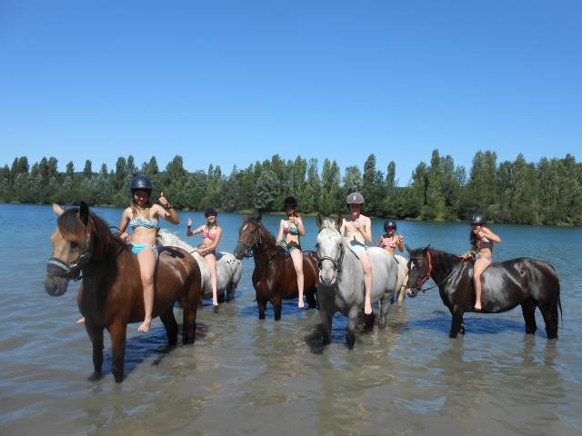 STage équitation voyage à cheval pour les jeunes 