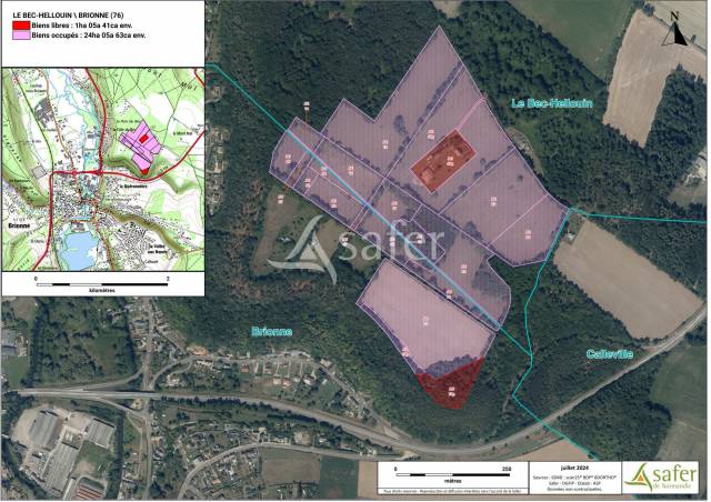 Ancien corps de ferme sur 25ha dont 24ha occupés