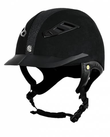 Casque EQ3 Lynx microfibre et pailettes Back on Track