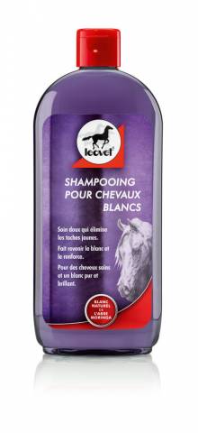 Shampoing chevaux blancs 500ml Leovet