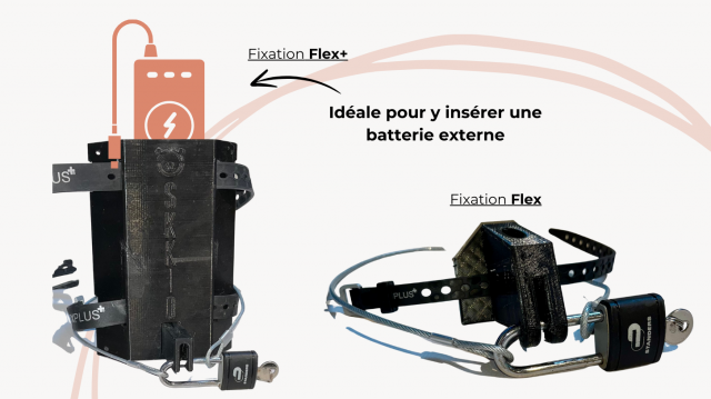 Fixation supplémentaire pour caméra OSKKIO