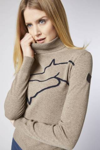 Pull col roulé OYACE knitwear- VESTRUM