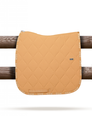 Tapis de selle LOVE Caramel Dressage - GEM