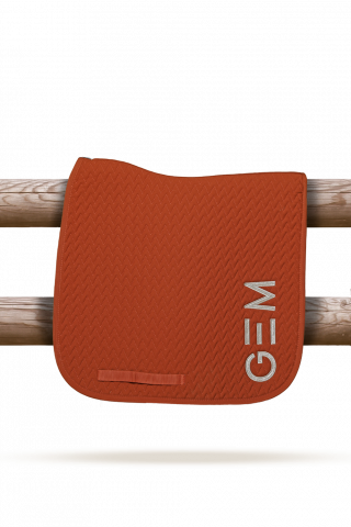 Tapis de selle TEN Terracotta Dressage - GEM