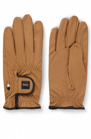 Gants d'équitation hybrid Camel - Boss Equestrian