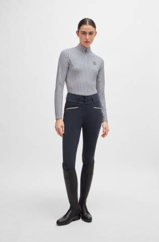 Polo d'entrainement Houndstooth Rachel - Boss Equestrian