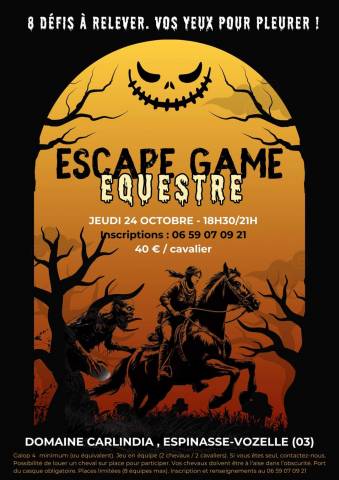 Escape game équestre nocturne 