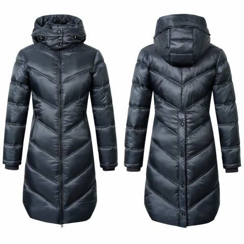 Manteau surpiqué pour dame bleu marine - Covalliero Hiver 2024