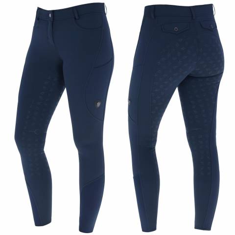 Pantalon d'équitation full grip bleu marine pour dame - Covalliero Hiver 2024