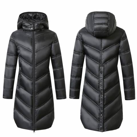 Manteau surpiqué noir pour enfant - Covalliero Hiver 2024