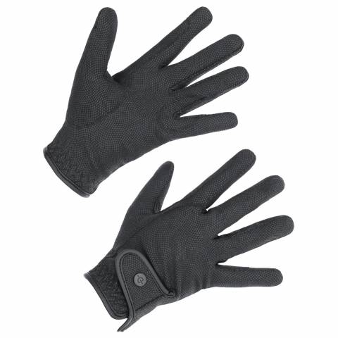 Gants d'équitation noir avec attache velcro - Covalliero Hiver 2024