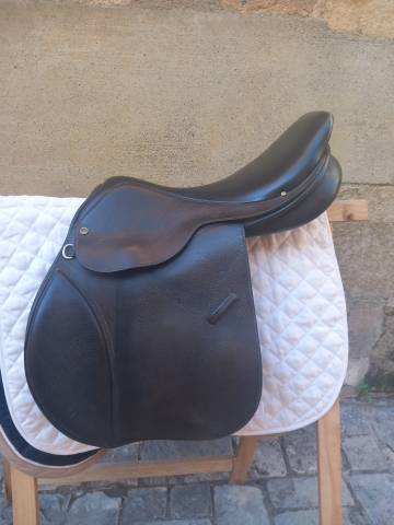 Selle mixte cuir noir occasion