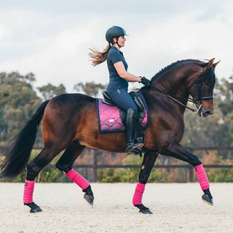 Tapis de selle Faded Fuchsia - Equestrian Stockholm