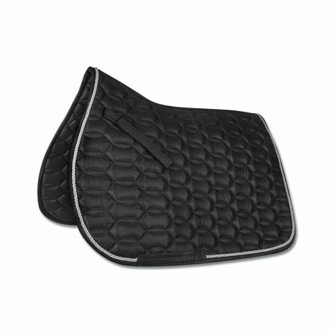 Tapis de selle Ancona dressage noir argenté - Waldhausen