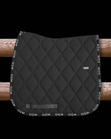 Tapis de selle LOVE DRESSAGE NOIR - GEM