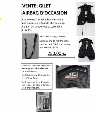 GILET AIRBAG HIT-AIR