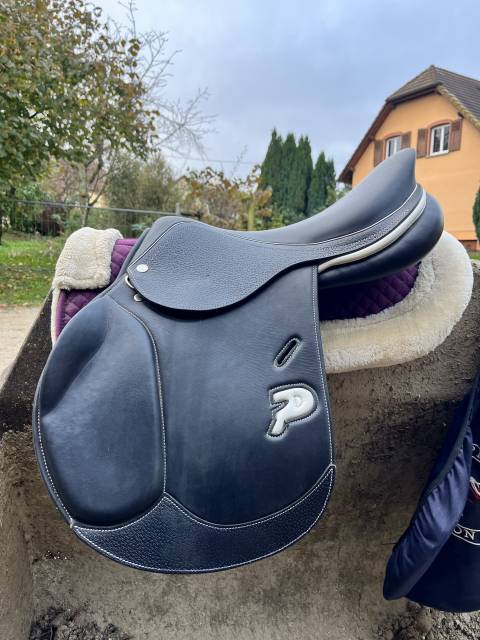 Selle privilège équitation 17,5 noire 