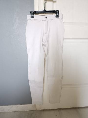 Pantalon d'équitation blanc Fouganza 