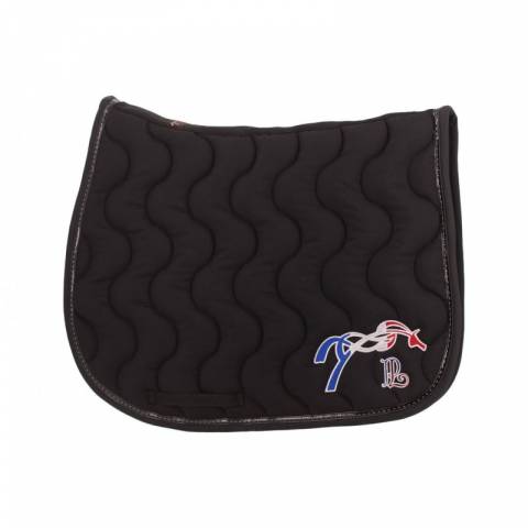 Tapis de selle Classique Noir TEAM - PENELOPE COLLECTION