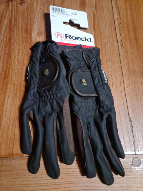 Gants Roeckl noir / moka