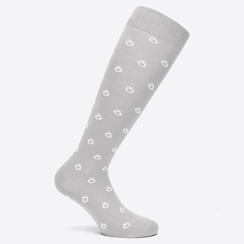 Chaussettes Mini Logo Jacquard- CAVALLERIA TOSCANA