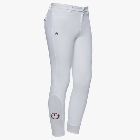 Pantalon d'équitation Enfant Knee Grip Blanc - CAVALLERIA TOSCANA