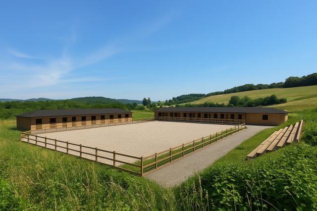 Nouvelle écurie de propriétaire à saint marcellin (38)