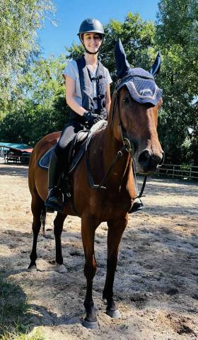 Très gentille jument ps