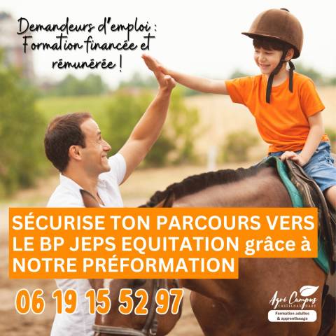 Bpjeps - devenir moniteur d'équitation (prépa)