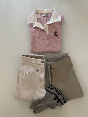 LOT : Pantalon blanc et pantalon gris taille 36 + pol