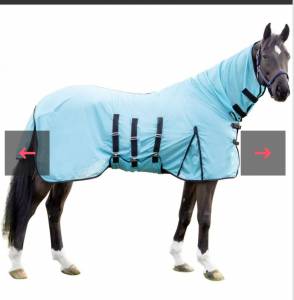 Couverture cheval anti dermite neuve