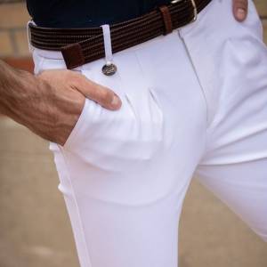 Pantalon d'équitation homme à pinces Tom - Super X - Jump'in