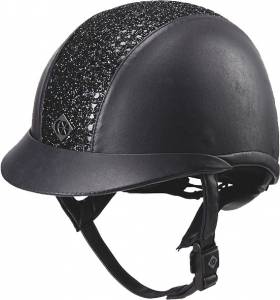 Casque ELUMENAYR aspect cuir brillant marine