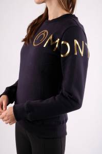 Sweat shirt Dior gold noir Montar