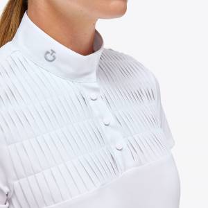 Polo de concours Jersey S/S Pleated Bib  - CAVALLERIA TOSCANA