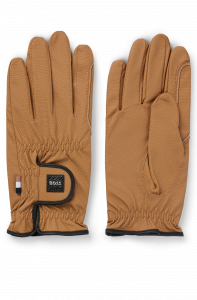 Gants d'équitation hybrid Camel - Boss Equestrian