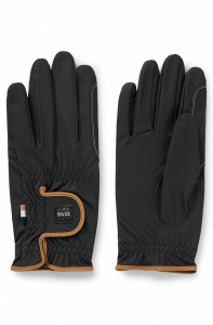 Gants d'équitation Nybrid Noir - Boss Equestrian