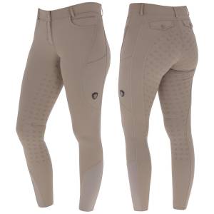 Pantalon d'équitation full grip taupe pour dame - Covalliero Hiver 2024